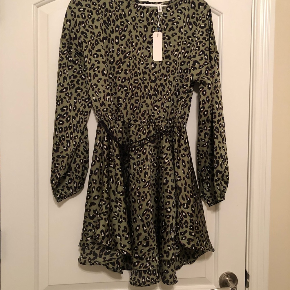 Leopard print dress
